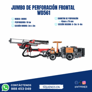 JUMBO DE PERFORACIÓN FRONTAL WD561