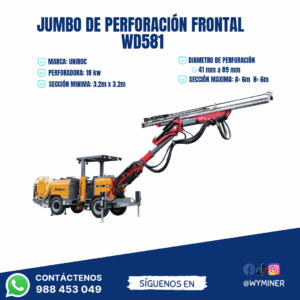 JUMBO DE PERFORACIÓN FRONTAL WD581